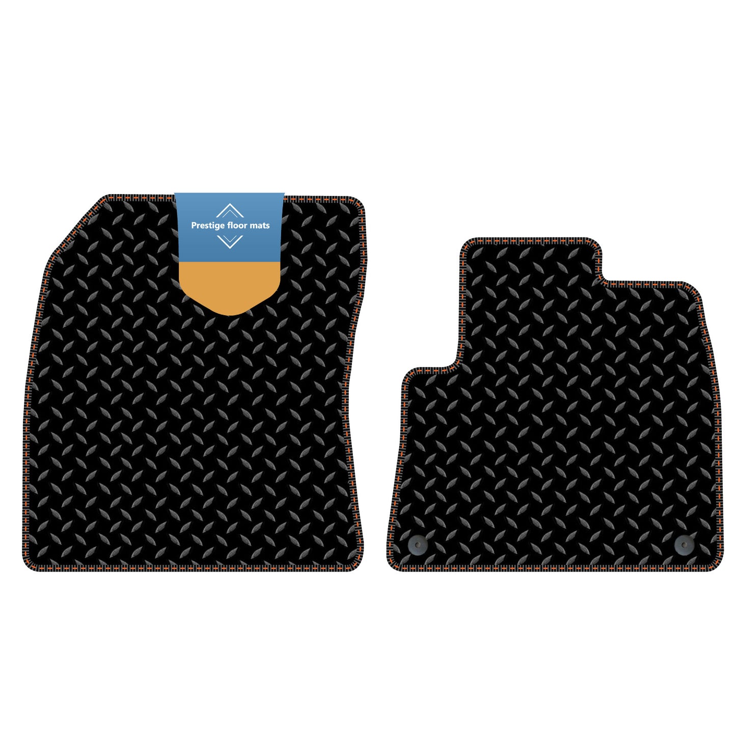 Fits Toyota Proace City 2021 On Black 3mm Rubber with Coloured Stitch Edge