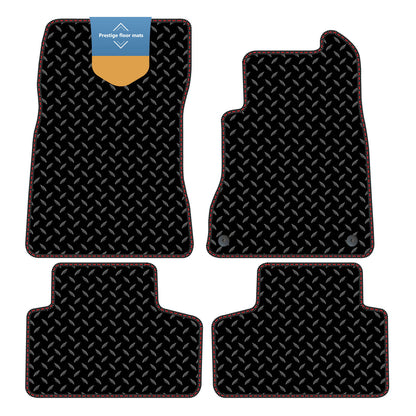 Fits Mercedes Benz GLB 2021 On Black 3mm Rubber with Coloured Stitch Edge