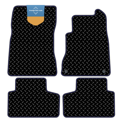 Fits Mercedes Benz GLB 2021 On Black 3mm Rubber with Coloured Stitch Edge