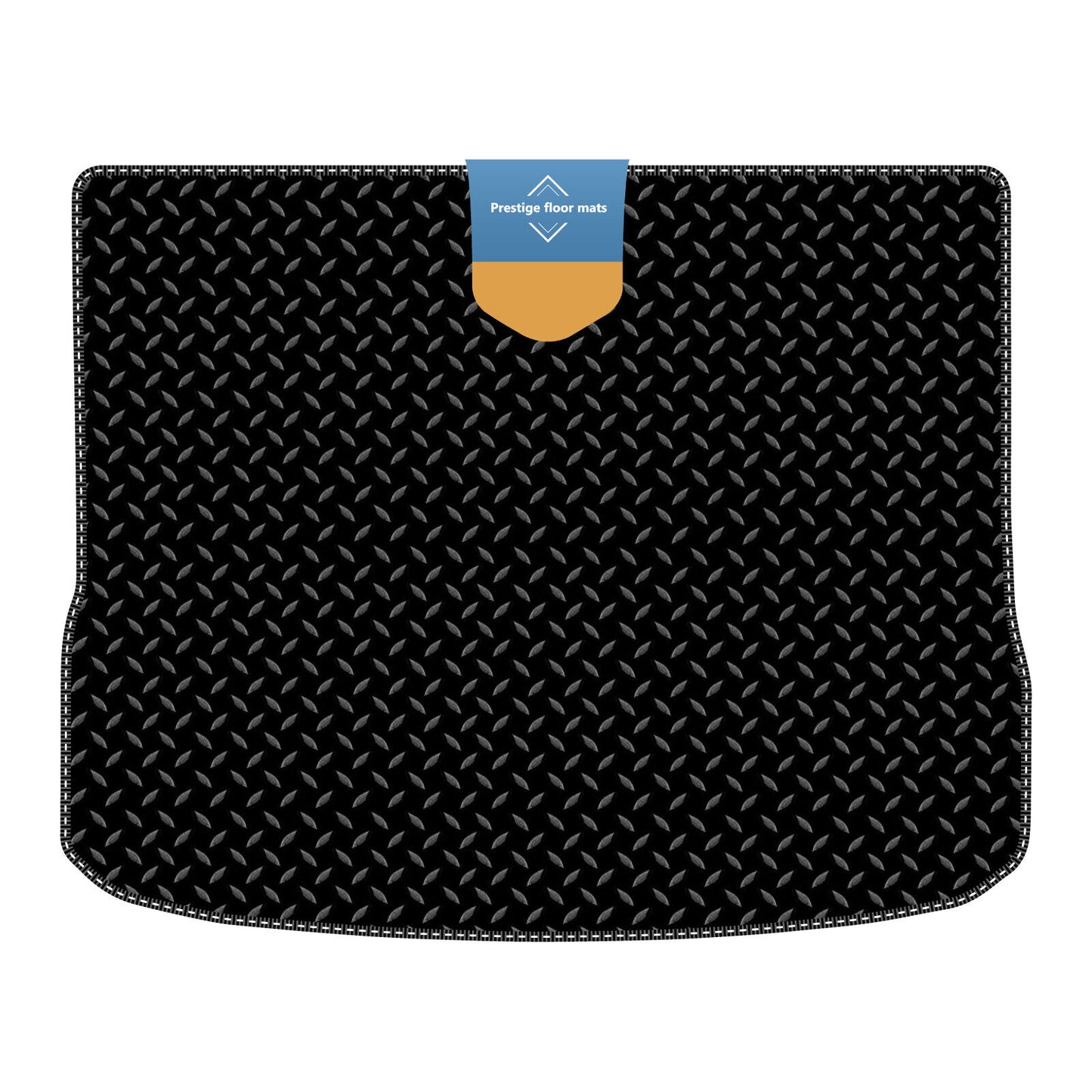 Fits Volkswagen Tiguan 2007-2016 Boot Mat in 3mm Rubber with Coloured Stitch