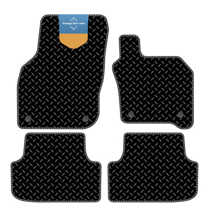 Fits Audi A3 MHEV E TRON G TRON 2020 on 3mm Rubber with Coloured Stitch Edge