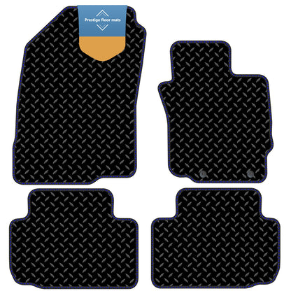 Fits Mitsubishi Eclipse Cross 2018 on Black 3mm Rubber with Coloured Stitch Edge