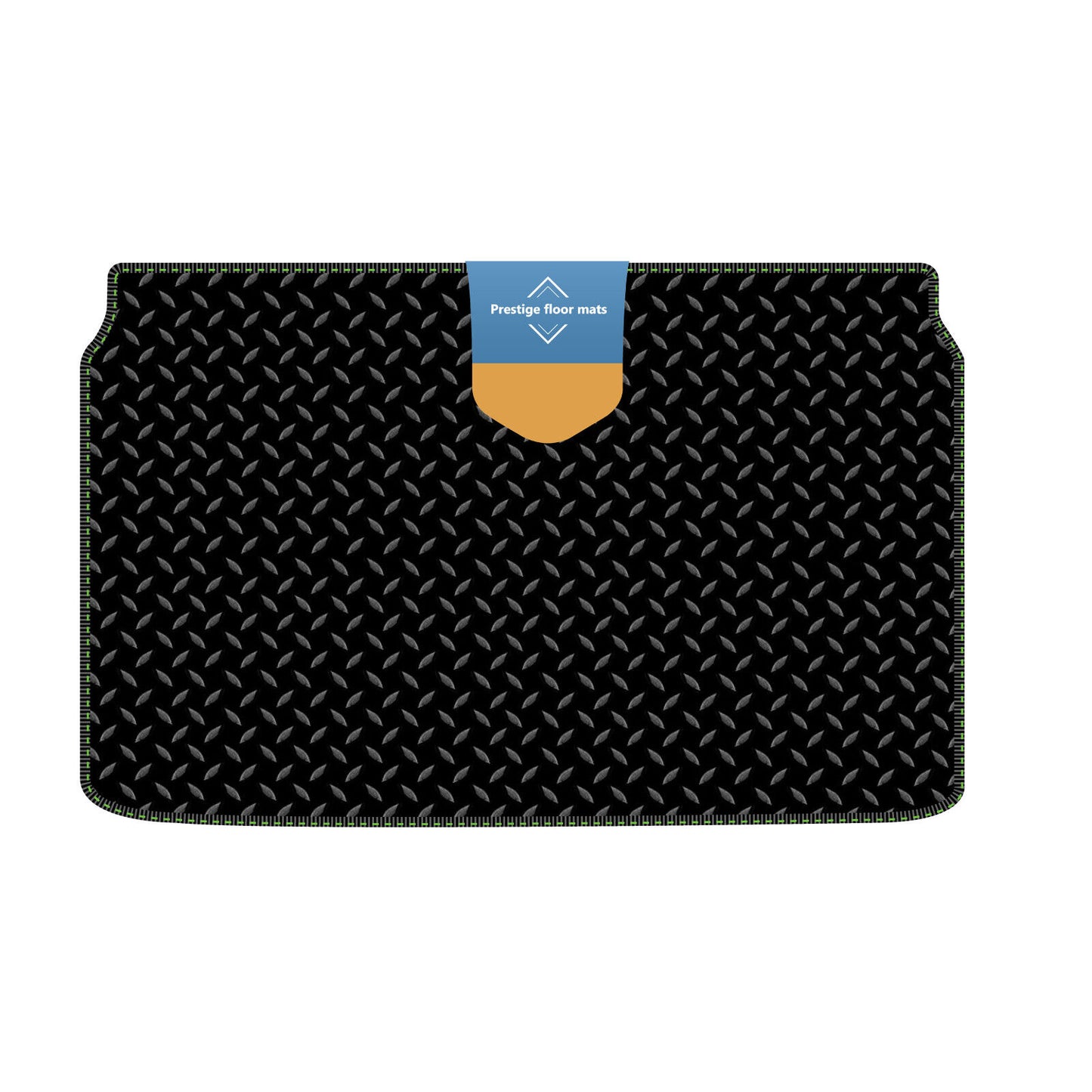 Fits Vauxhall Corsa-e 2020 on Boot Mat in 3mm Rubber with Coloured Stitch Edge