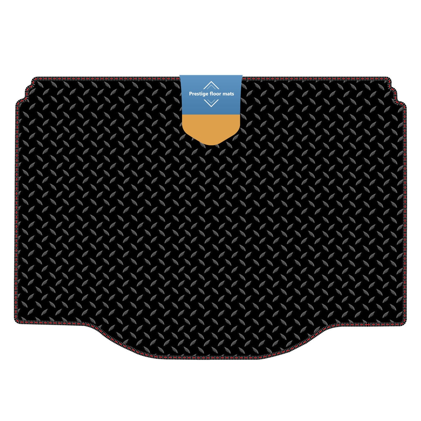 Fits Vauxhall Mokka 2012-2020 Boot Mat in 3mm Rubber with Coloured Stitch Edge