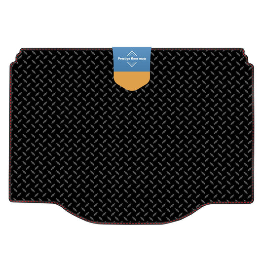 Fits Vauxhall Mokka 2012-2020 Boot Mat in 3mm Rubber with Coloured Stitch Edge