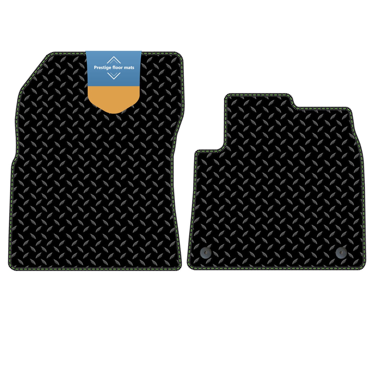 Fits Citroen Berlingo Van 2019 on Black 3mm Rubber with Coloured Stitch Edge