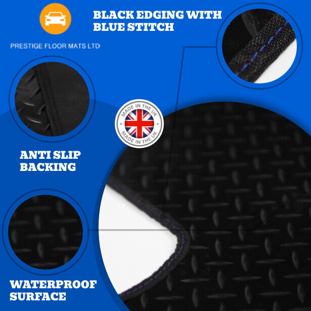 Fits BENTLEY CONTINENTAL GT 2003-2010 with clips in Fully Tailored Floor Mat Set