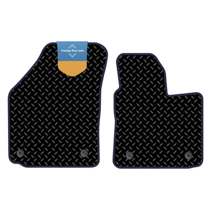 Fits Volkswagen Caddy 2004-2010 Black 3mm Rubber with Coloured Stitch Edge