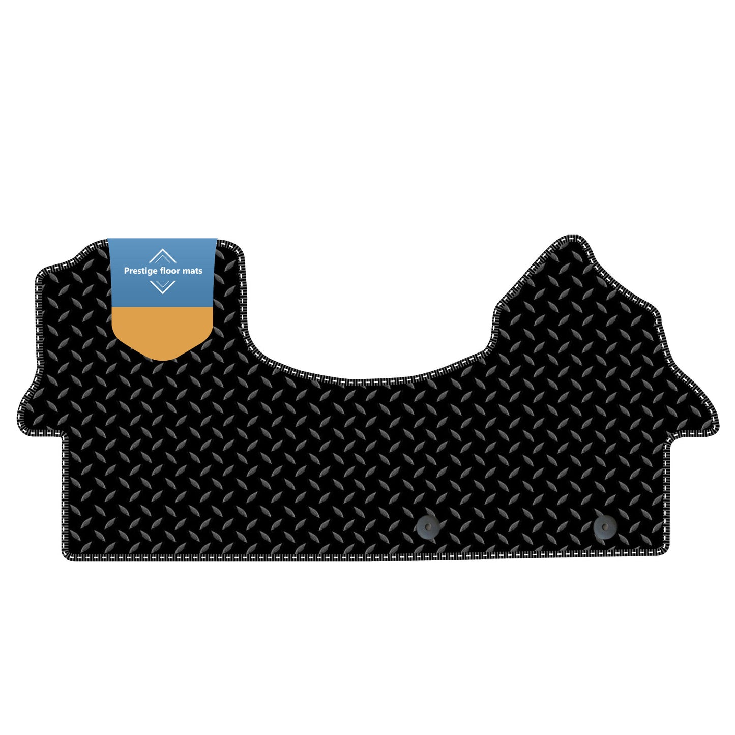 Fits Mercedes Benz Sprinter 2018 On Black 3mm Rubber with Coloured Stitch Edge