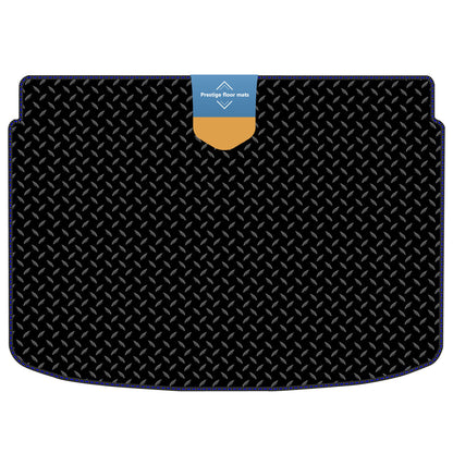 Fits Audi A1 2010-2018 Lower Boot Mat in 3mm Rubber with Coloured Stitch Edge