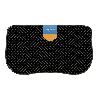 Fits Tesla 3 Trunk Mat 2017-2019 Black 3mm Rubber with Coloured Stitch Edge