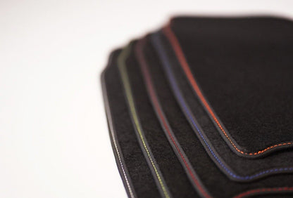 Fits Maxus Deliver 9 & E-Deliver 9 2021on Black Carpet with Coloured Stitch Edge