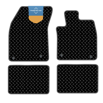 Fits Ford Focus 2018 on Black 3mm Rubber with Coloured Stitch Edge