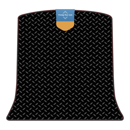 Fits Tesla Model Y Boot Mat in 3mm Rubber with Coloured Stitch Edge