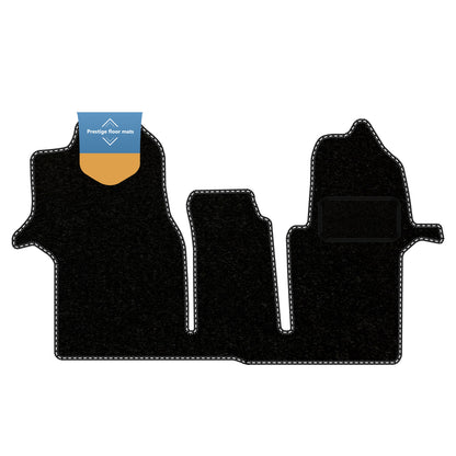 Fits Volkswagen Crafter 2017 On Black Carpet with Coloured Stitch Edge