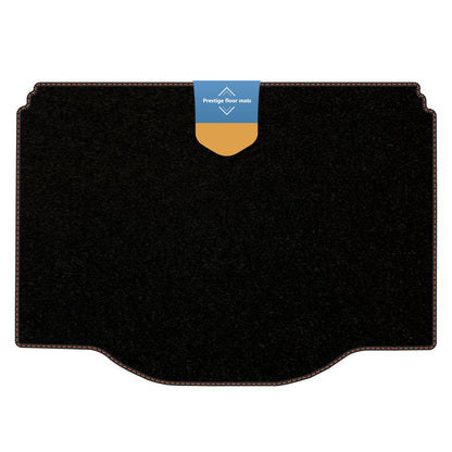 Fits Vauxhall Mokka 2012-2020 Boot Mat Black Carpet with Coloured Stitch Edge