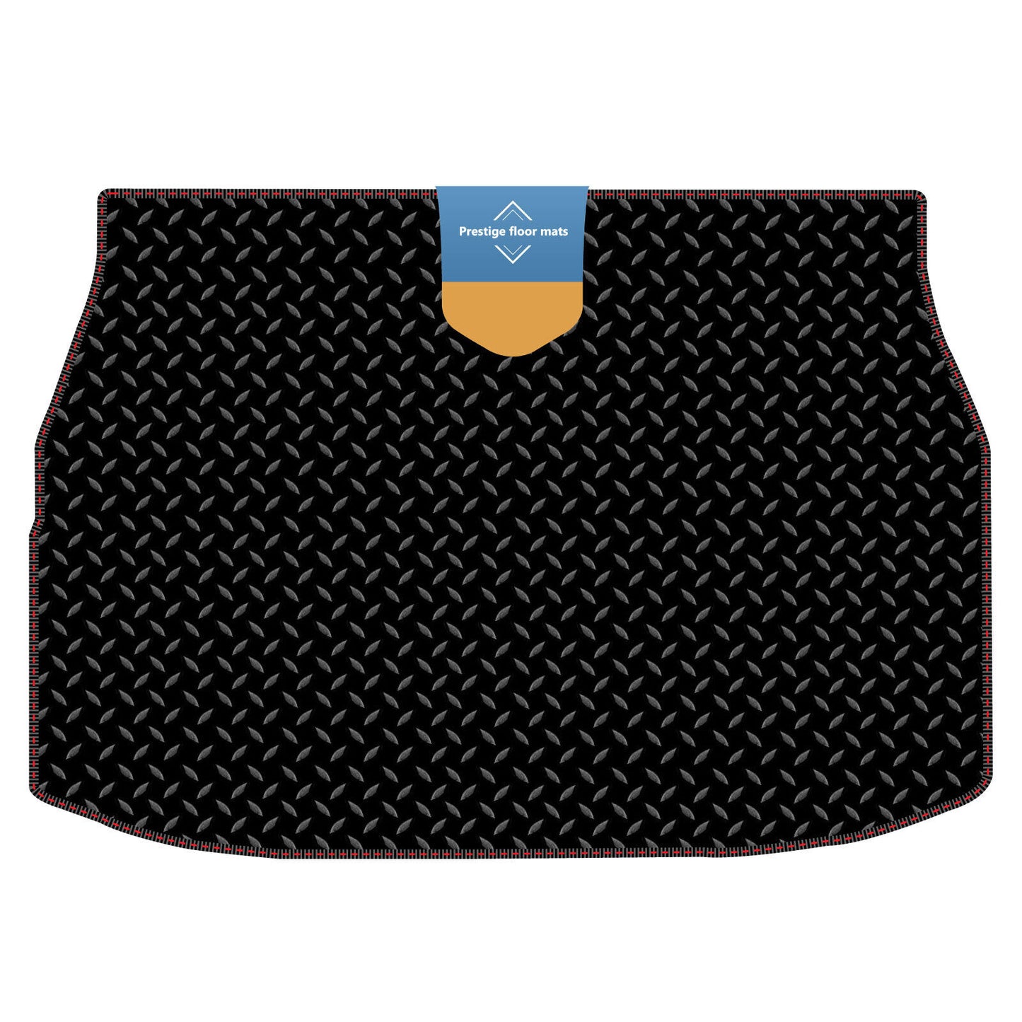 Fits Toyota CH-R CHR 2017 On Boot Mat in 3mm Rubber Coloured Stitch Edge