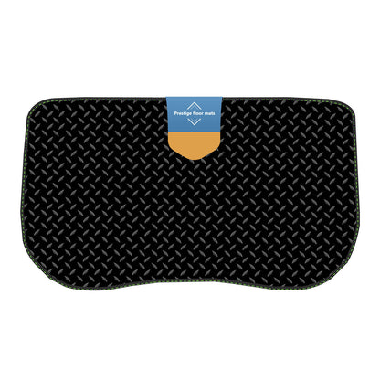 Fits Tesla 3 Trunk Mat 2017-2019 Black 3mm Rubber with Coloured Stitch Edge
