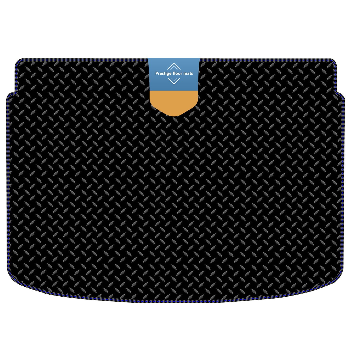 Fits Audi A1 2010-2018 Lower Boot Mat in 3mm Rubber with Coloured Stitch Edge