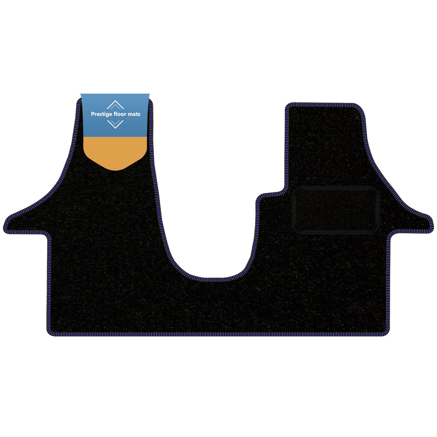 Fits Volkswagen T6 2015-2020 Facelift Black Carpet with Coloured Stitch Edge