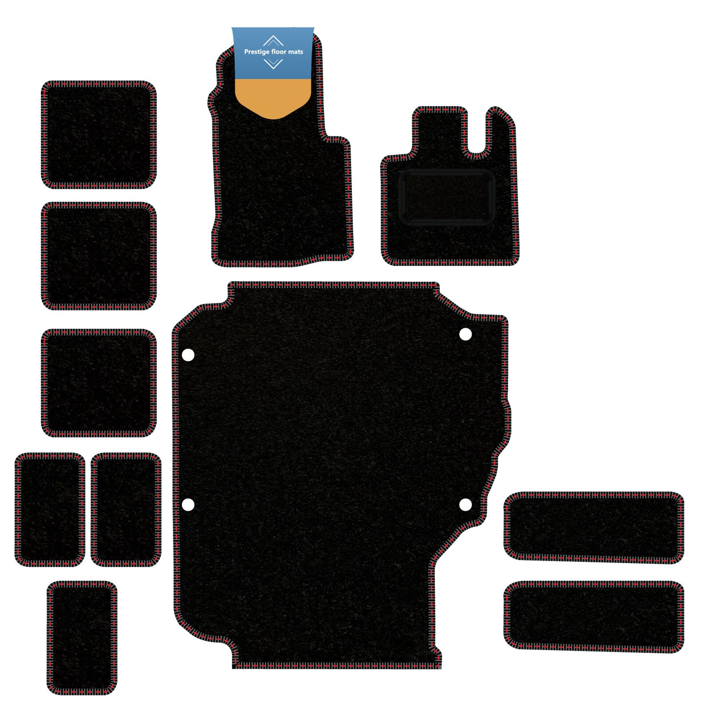 Fits LEVC TXE Full Set Mats Fully Tailored Car Floor Mat