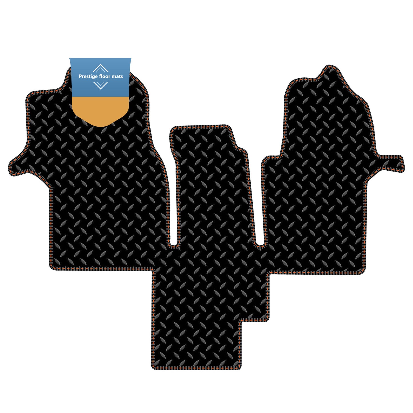 Fits Man TGE Motorhome 2017 On Black 3mm Rubber with Coloured Stitch Edge