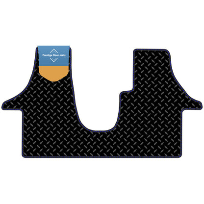 Fits Black Volkswagen T5 2010-2015 Facelift 3mm Rubber with Coloured Stitch Edge