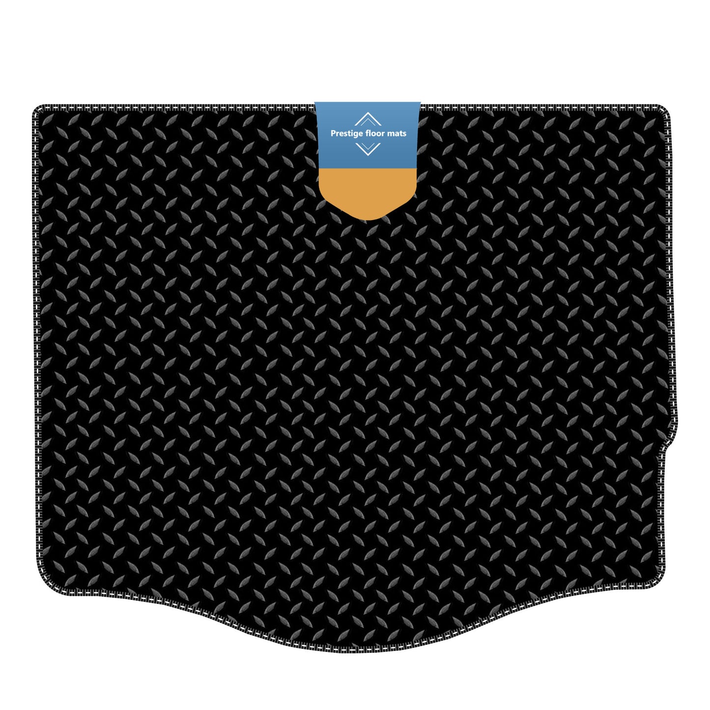 Fits Ford Focus Hatchback 2011-2018 Boot Mat in 3mm Rubber with Coloured Stitch