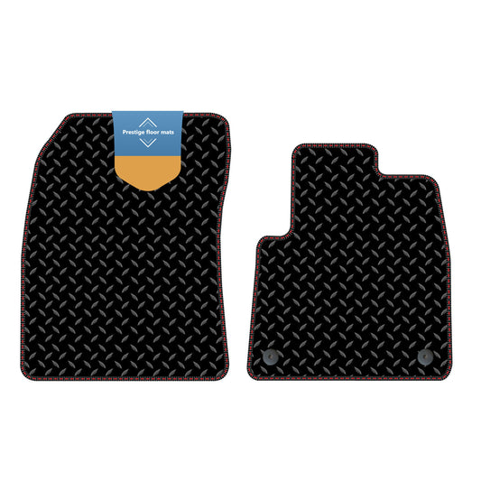 Fits Peugeot Partner 2019 on Black 3mm Rubber with Coloured Stitch Edge