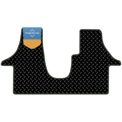 Fits Black Volkswagen T6 2015-2019 Facelift 3mm Rubber with Coloured Stitch Edge