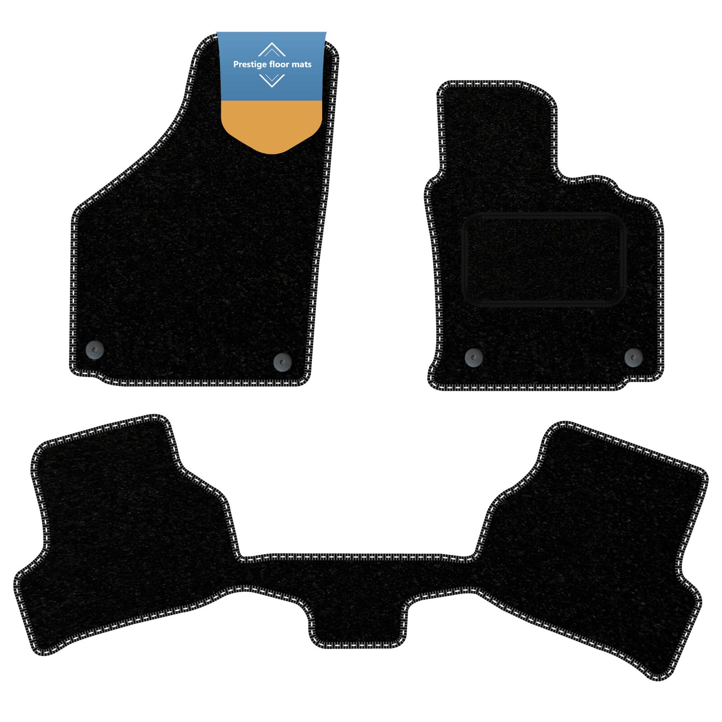 Fits Volkswagen Golf MK5 2007-2008 3 Piece Fully Tailored Floor Mat Set