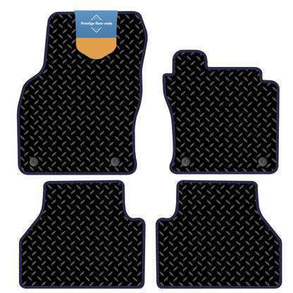 Fits Ford Tourneo Connect 2022 On Black 3mm Rubber with Coloured Stitch Edge