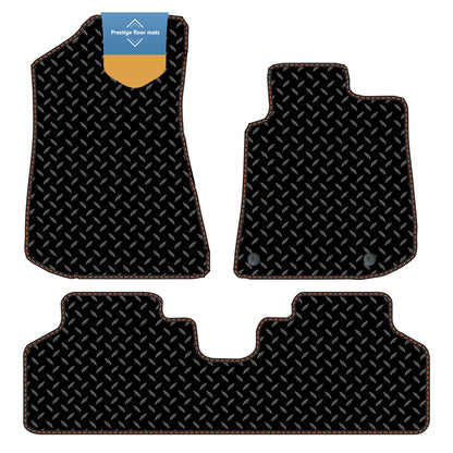 Fits Kia Niro HEV 2022 On Black 3mm Rubber with Coloured Stitch Edge