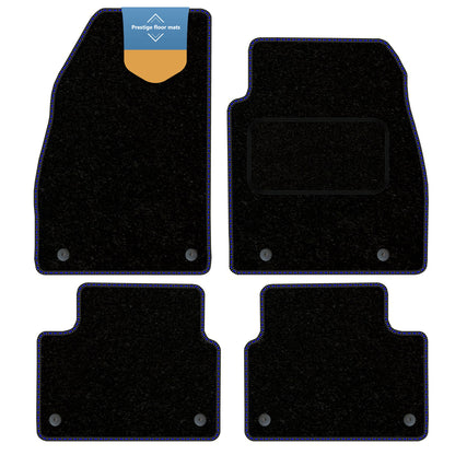Fits Vauxhall Insignia 2013-2017 Black Carpet with Coloured Stitch Edge