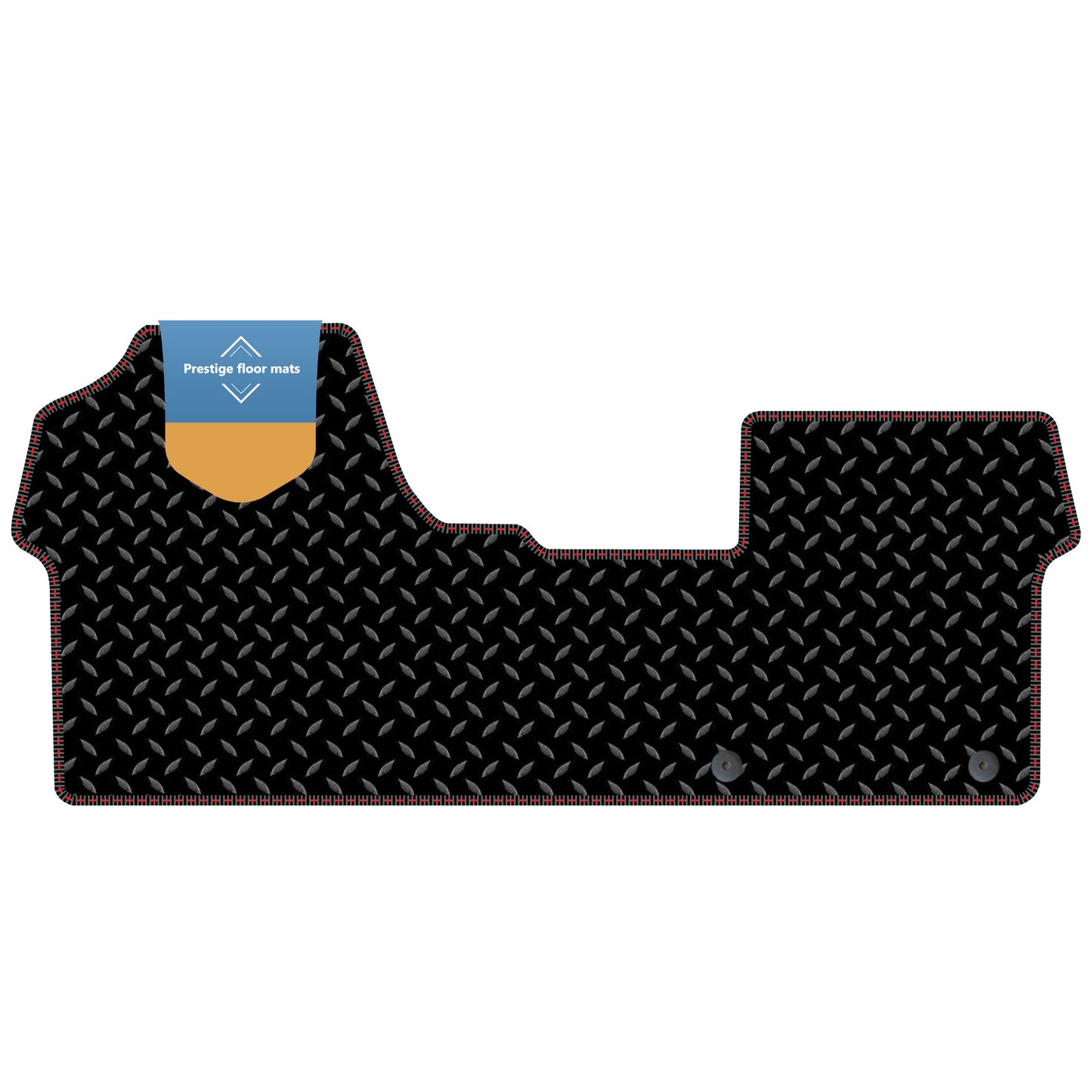 Fits Toyota Proace Van 2016 On Black 3mm Rubber with Coloured Stitch Edge