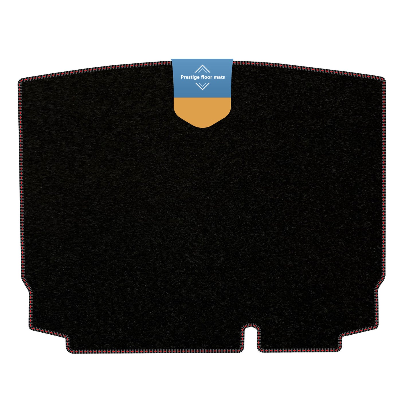 Fits Volkswagen Golf 6 2008-2013 Boot Mat Black Carpet with Coloured Stitch Edge