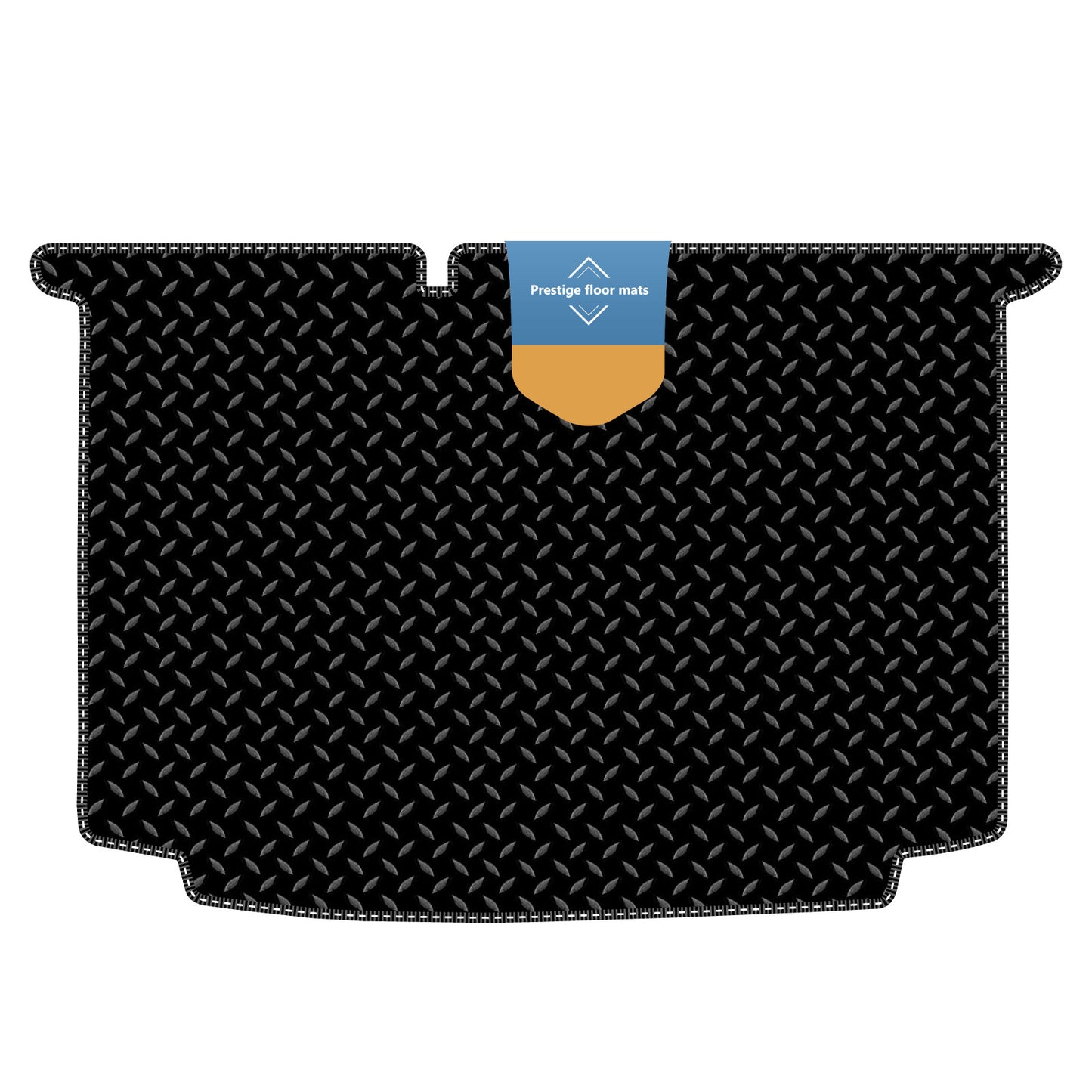 Fits Volkswagen Polo 2009-2018 Boot Mat in 3mm Rubber with Coloured Stitch Edge