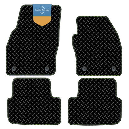 Fits Volkswagen Polo 2018 on  Black 3mm Rubber with Coloured Stitch Edge