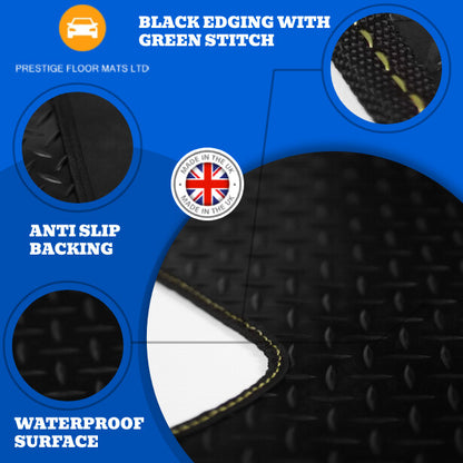 Fits BENTLEY CONTINENTAL GT 2003-2010 with clips in Fully Tailored Floor Mat Set