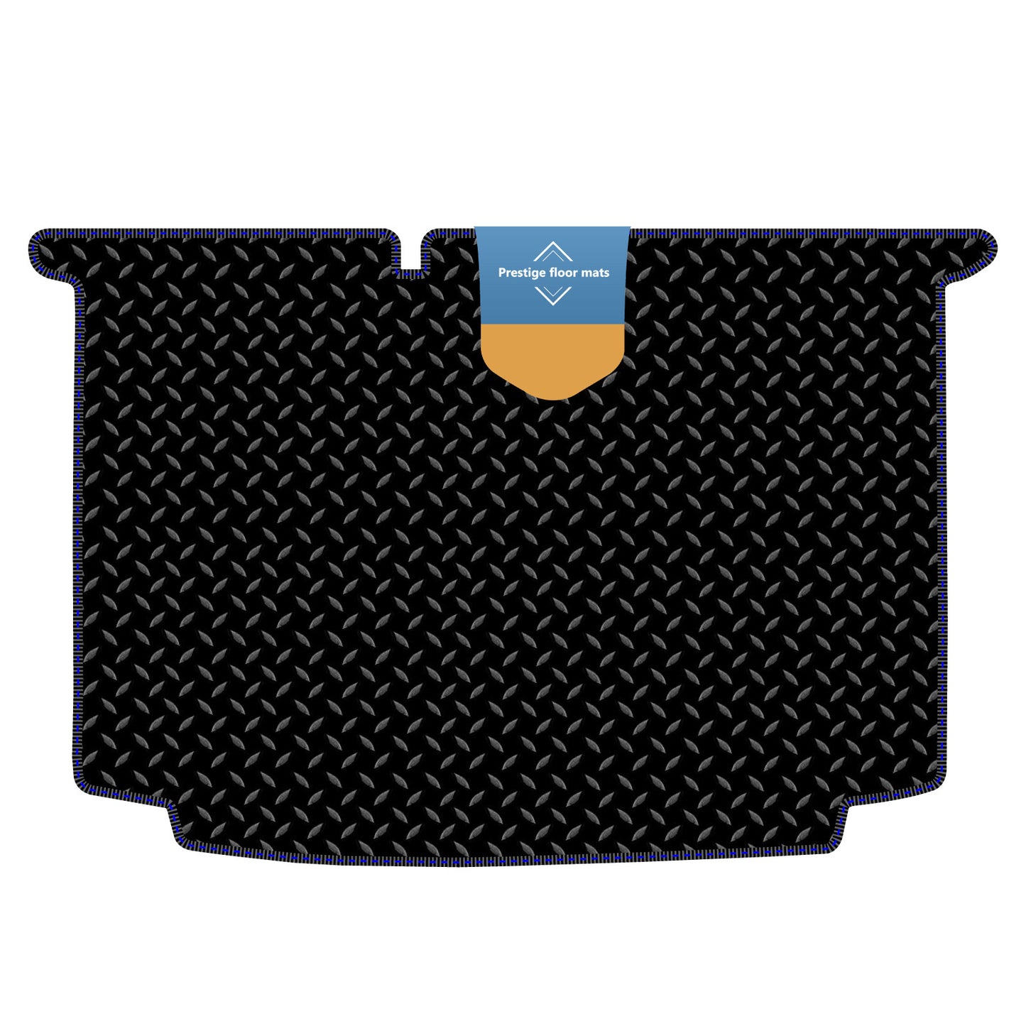 Fits Volkswagen Polo 2009-2018 Boot Mat in 3mm Rubber with Coloured Stitch Edge