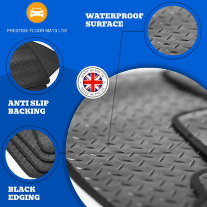 Fits FORD TRANSIT CONNECT CREW CAB SWB 2016-2023 Fully Tailored Floor Mat Set