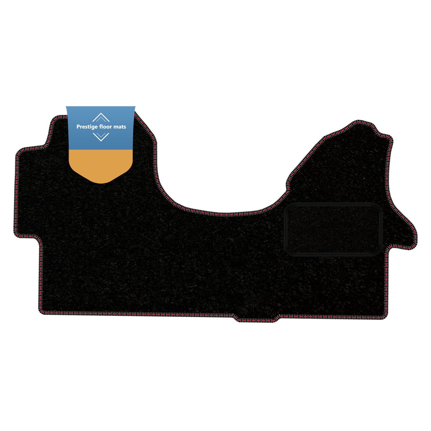 Fits Mercedes Benz Sprinter 2006-2018 Black Carpet with Coloured Stitch Edge