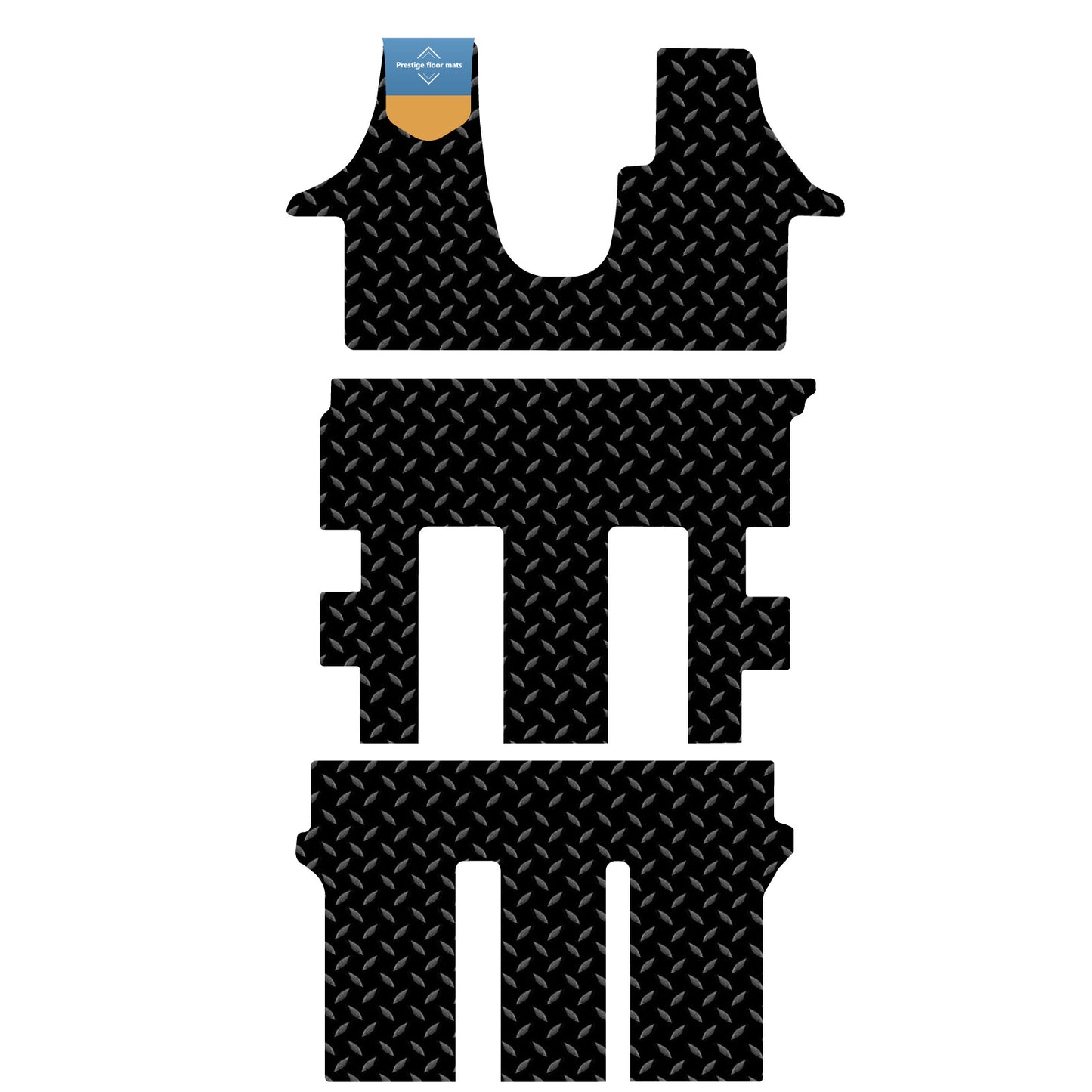 Fits VW Transporter Minibus 2015-2019 Tailored Floor Mat in Carpet or Rubber