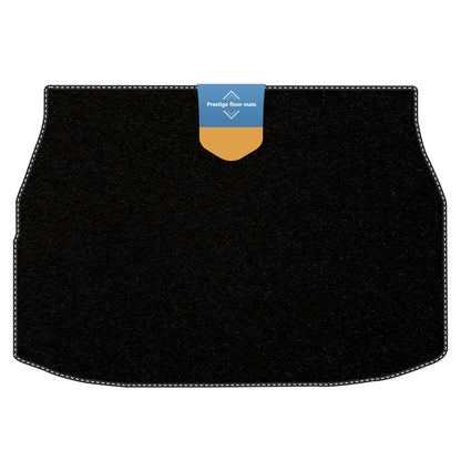 Fits Toyota CH-R CHR 2017 On Boot Mat Black Carpet with Coloured Stitch Edge