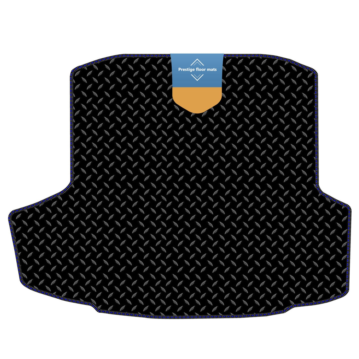 Fits Skoda Octavia 2013-2020 Hatch Boot Mat in 3mm Rubber with Coloured Stitch