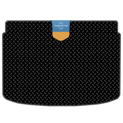 Fits Audi A1 2010-2018 Lower Boot Mat in 3mm Rubber with Coloured Stitch Edge