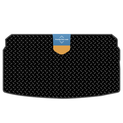 Fits Volkswagen Polo 2018 on Lower Boot Mat in 3mm Rubber Coloured Stitch Edge