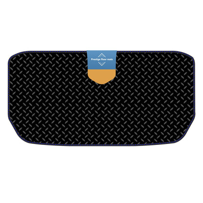 Fits Tesla Model Y 2022 on Trunk Mat Black 3mm Rubber with Coloured Stitch Edge
