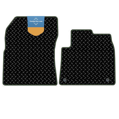 Fits Citroen Berlingo Van 2019 on Black 3mm Rubber with Coloured Stitch Edge