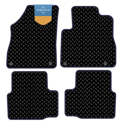 Fits Vauxhall Astra K 2015-2021 Black 3mm Rubber with Coloured Stitch Edge